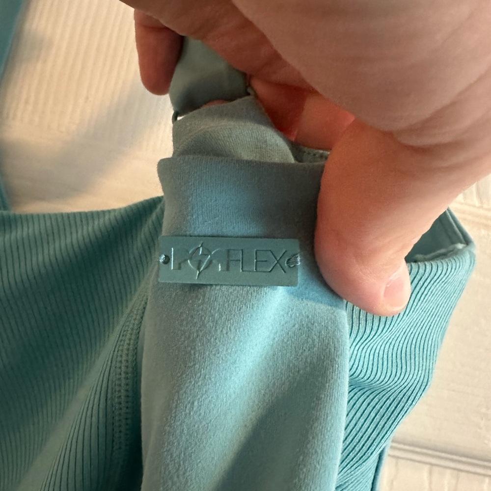 POPFLEX Aqua Blue Dance Dress with Tulle Skirt - Picture 7 of 7